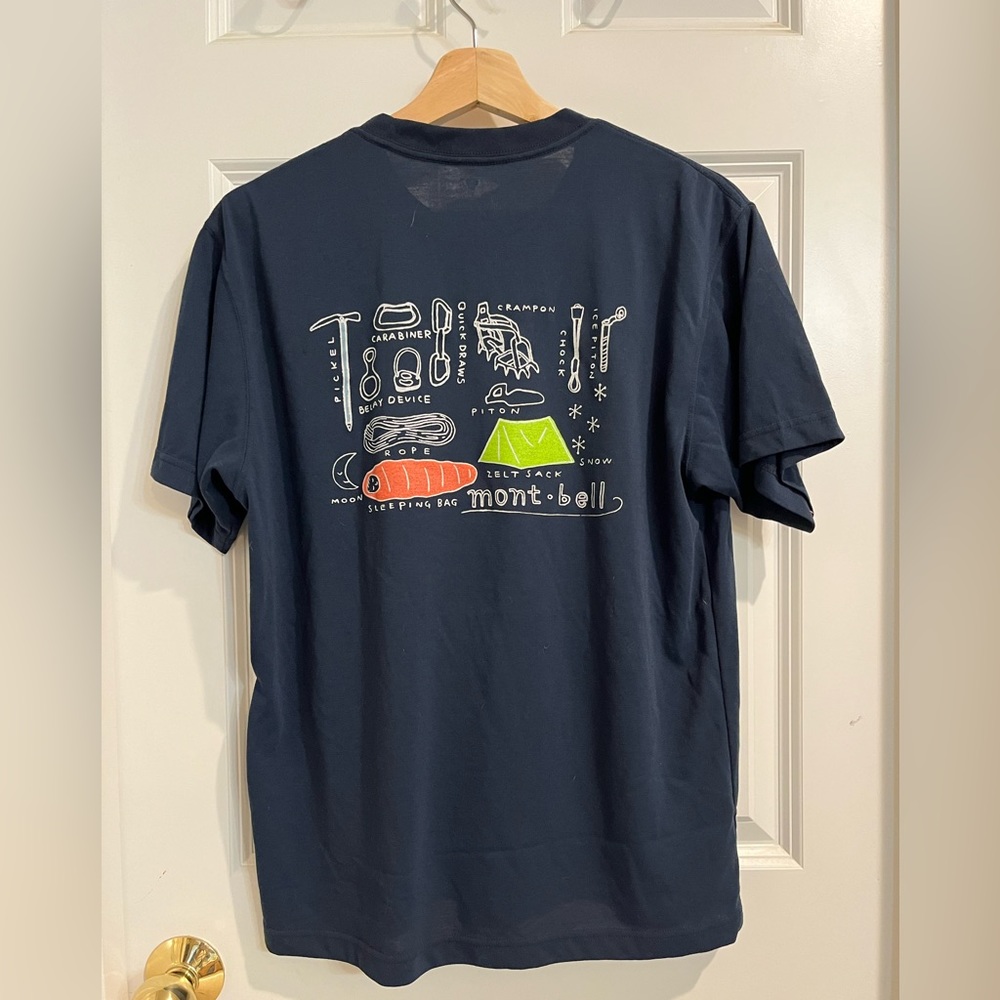 montbell wickron T shirt -mountain gear